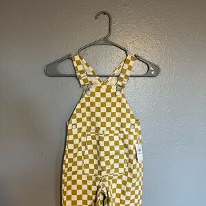 NWT 3T Checkered Overalls